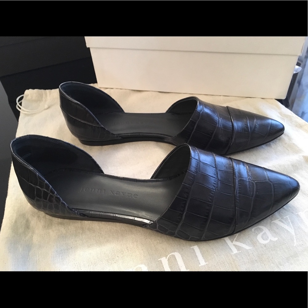 Dark grey Jenni Kanye flats